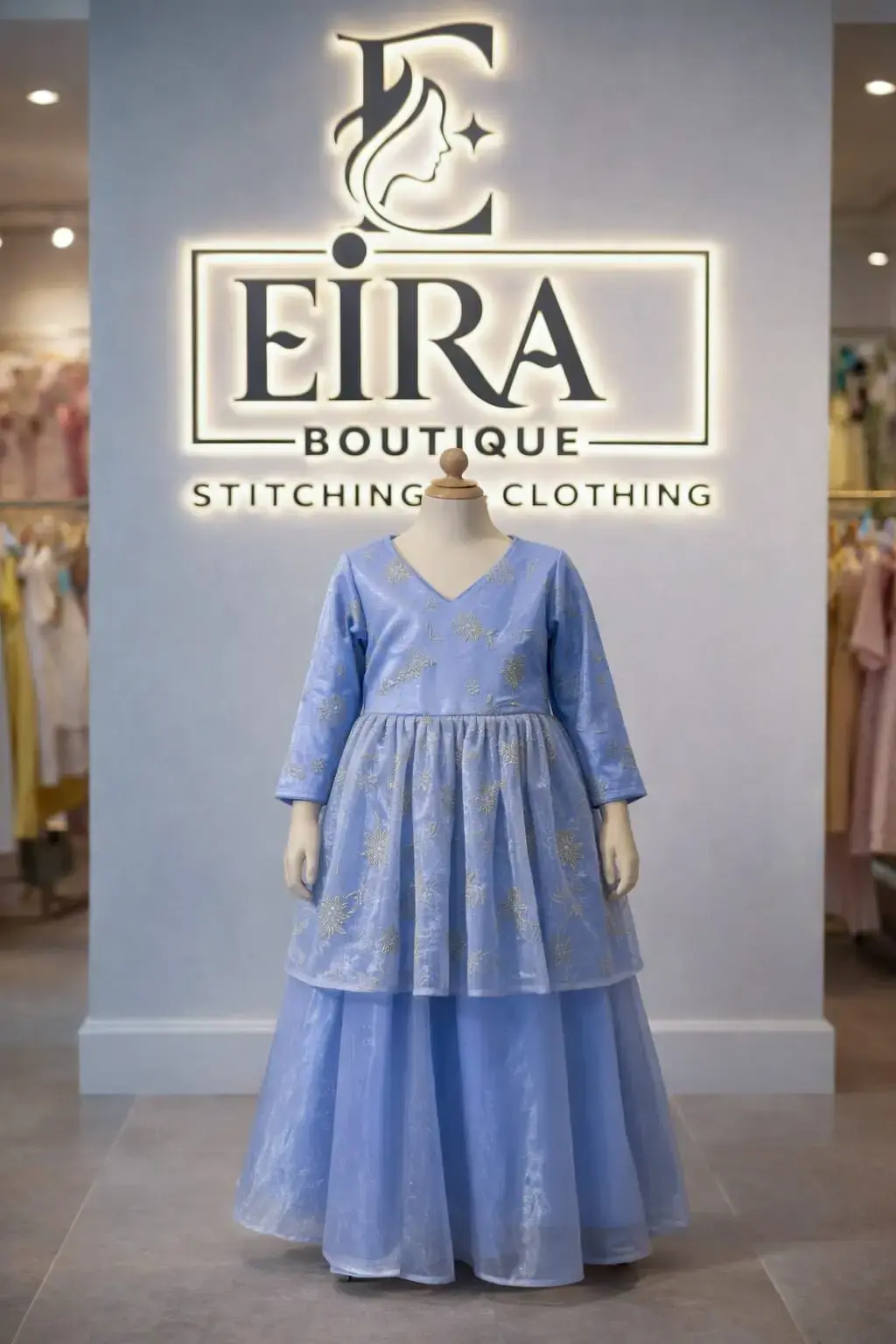 Custom stitched designer outfit for special occasions